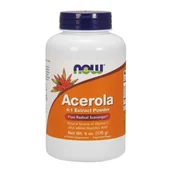 Suplementy naturalne - PRO NATURA NOW FOODS Acerola 4:1 Extract Powder 170 g - miniaturka - grafika 1