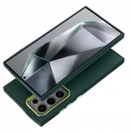 Etui i futerały do telefonów - Futerał FRAME do SAMSUNG S25 zielony - miniaturka - grafika 1