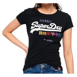 Koszulka damska Superdry Premiu Goods Rhinestone Pop t-shirt bawełna-XS - Koszulki i topy damskie - miniaturka - grafika 1