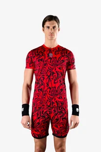 Koszulka męska Hydrogen  Chrome Tech Tee Red M - Koszulki sportowe męskie - miniaturka - grafika 1