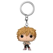 Plecaki - Funko POP! Brelok do kluczy: CSM - Denji - Chainsaw Man Novelty Keyring - kolekcjonerska mini figurka - wypełniacz do pończoch - pomysł na prezent - oficjalny towar - fani anime - dekoracja plecaka - miniaturka - grafika 1