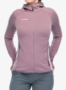 Bluza z kapturem damska Mammut Aconcagua ML Hooded Jacket - flux - Kurtki narciarskie - miniaturka - grafika 1