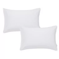 Poszewki na poduszki - Zestaw 2 białych poszewek na poduszki z satyny bawełnianej Bianca Standard, 50x75 cm - miniaturka - grafika 1