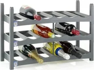 Stojaki na wino - Rotho Półka na butelki Vario antracytowa - miniaturka - grafika 1