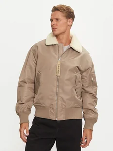 Calvin Klein Jeans Kurtka bomber J30J326108 Szary Regular Fit - Kurtki męskie - miniaturka - grafika 1