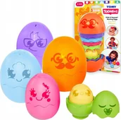 Zabawki do kąpieli - Akuku Zabawka kąpielowa jajko matrioszka Tomy pomarańczowy - miniaturka - grafika 1