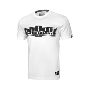 Pit Bull T-Shirt Koszulka Classic Boxing Biała - Koszulki sportowe męskie - miniaturka - grafika 1