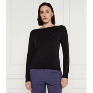 Swetry damskie - Tommy Hilfiger Sweter Regular Fit - miniaturka - grafika 1