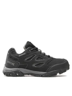 Regatta Trekkingi Holcombe Lep Low Jnr RKF572 Czarny - Buty trekkingowe dziecięce - miniaturka - grafika 1