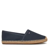 Espadryle damskie - Espadryle Tommy Hilfiger Flag Canvas Espadrille FW0FW08541 Granatowy - miniaturka - grafika 1