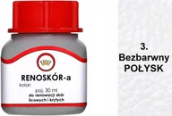 Środki do obuwia i ubrań - G10-01 BEZBARWNY POŁYSK 3 RENOSKÓR FARBA DO BUTÓW WILBRA DO SKÓRY LAKIER 30 - miniaturka - grafika 1