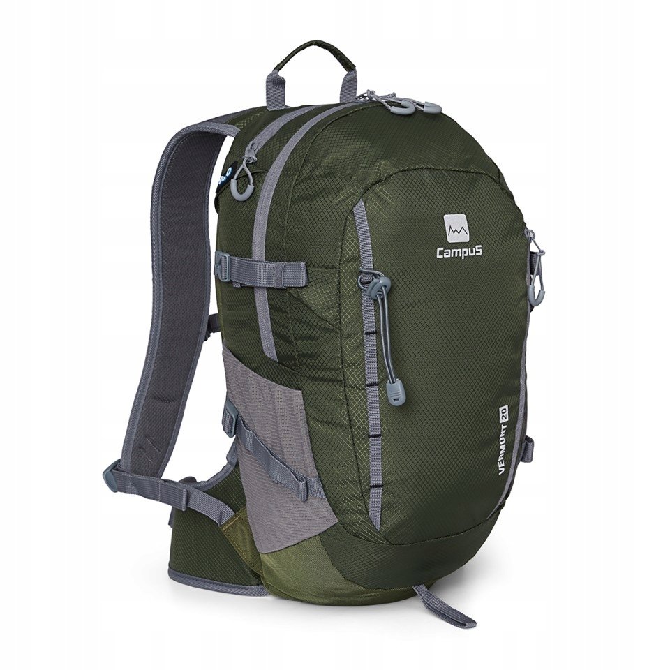 Plecak turystyczny Campus Vermont 20-40 l Zielony