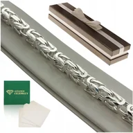 Bransolety męskie - Gruba Bransoletka Srebrna Męska Splot Królewski 24Cm/7Mm Pr. 925 + Gratisy - miniaturka - grafika 1