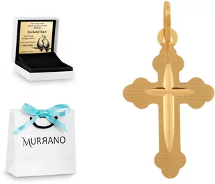 Złoty krzyżyk 585 prezent grawer pudełko - Biżuteria religijna - miniaturka - grafika 1