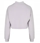 Bluzy damskie - URBAN CLASSICS LILA KRÓTKA BLUZA Z GOLFEM I DŁUGIM RĘKAWEM 4XL JQA - miniaturka - grafika 1