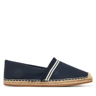 Espadryle damskie - Espadryle Tommy Hilfiger Fringe Canvas Closed Espadrille FW0FW08881 Granatowy - miniaturka - grafika 1