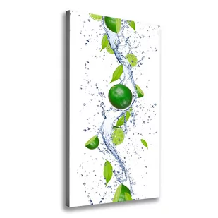 Nowoczesny obraz canvas na ramie pionowy Limonka - Obrazy i zdjęcia na płótnie - miniaturka - grafika 1