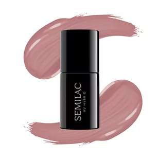 Semilac UV LAKIER HYBRYDOWY 7 ML BUSINESS LINE NR 213 NUDE RED - Lakiery hybrydowe - miniaturka - grafika 1