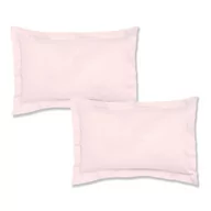 Poszewki na poduszki - Zestaw 2 bawełnianych poszewek na poduszki Bianca Oxford Blush, 50x75 cm - miniaturka - grafika 1