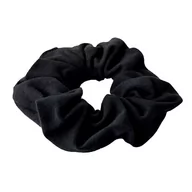 Ozdoby do włosów - Anwen Bawełniana Scrunchie czarna gumka do włosów - miniaturka - grafika 1