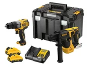 Zestawy elektronarzędzi - DEWALT.ZESTAW COMBO 12V DCK2102L2T (DCH072 DCD706) 2x3,0Ah TSTAK - miniaturka - grafika 1
