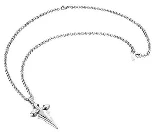 JEWELER'S POLICE PJ25329PSS-01. Naszyjnik, Kolor szary. Mężczyzna. - Naszyjniki - miniaturka - grafika 1