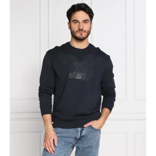 Armani Exchange Bluza | Regular Fit - Bluzy męskie - miniaturka - grafika 1