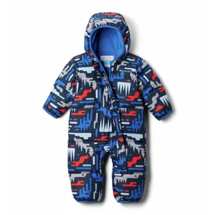 Kombinezon dziecięcy Columbia Snuggly Bunny™ II Bunting Rozmiar dziecięcy: 6-12 miesięcy / Kolor: niebieski/czerwony - Dresy i komplety dla chłopców - miniaturka - grafika 1