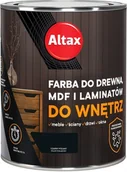 Emalie - Farba do drewna, MDF i laminatów Altax czarny 0,75l - miniaturka - grafika 1