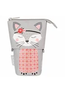 Podręczniki dla gimnazjum - Piórnik kosmetyczka stojący Kitty - miniaturka - grafika 1