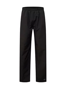 Killtec Męskie spodnie przeciwdeszczowe z zamkiem błyskawicznym na nogawkach, pakowane - KOS 19 MN PNTS, czarne, L, 38281-000 - Odzież trekkingowa męska - miniaturka - grafika 1