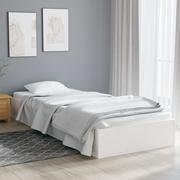 Łóżka - Lumarko Rama łóżka, biała, lite drewno, 90x190 cm, pojedyncza - miniaturka - grafika 1