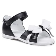 Buty dla dziewczynek - Bartek Sandały 16041002 Czarny - miniaturka - grafika 1