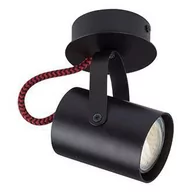 Lampy sufitowe - Sigma KAMERA czarny/czerwony 1 plafon - Lampa sufitowa 1x GU10 (max 25W) 32613 - miniaturka - grafika 1