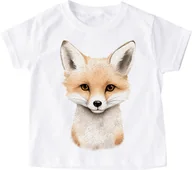 Koszulki dla dziewczynek - koszulka z misiek dla dziewczynki wzór zwierzak2 - miniaturka - grafika 1