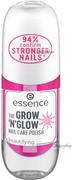 Lakiery do paznokci - Essence - THE GROW''N''GLOW NAIL CARE POLISH - Odżywczy lakier do paznokci z błyszczącym wykończeniem - 8 ml - miniaturka - grafika 1