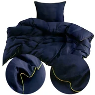 Pościel - Pościel 140 x 200 2cz Satyna Bawełna Z Bizą Can 01 - miniaturka - grafika 1