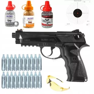 Pistolet Wiatrówka Na Co2 Bardzo Mocny-duży Zestaw - Wiatrówki pistolety - miniaturka - grafika 1