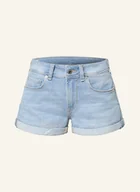 Spodenki damskie - Pepe Jeans Szorty Jeansowe Siouxie blau - miniaturka - grafika 1