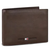Portfele - Duży Portfel Męski Tommy Hilfiger Johnson Cc Flap And Coin Pocket AM0AM00660/82566 Brązowy - miniaturka - grafika 1