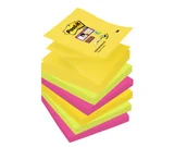 Etykiety samoprzylepne i bloki etykiet - Post-It Super Sticky Z-Notes R330-6SS-RIO 76x76mm 6x90 kart paleta Rio de Janeiro - miniaturka - grafika 1