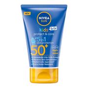 Balsamy i kremy do opalania - Nivea SUN POCKET SIZE Balsam ochronny na słońce dla dzieci KIDS SPF 50+ 50.0 ml - miniaturka - grafika 1