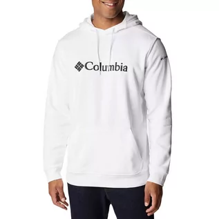 Bluzy sportowe męskie - Bluza Columbia Csc Basic Logo II Hoodie 1681664106 - biała - grafika 1