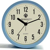 Zegary - Perfect Budzik FX-026 niebieski 12 cm tykający - miniaturka - grafika 1