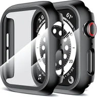 Akcesoria do smartwatchy - 2x ETUI NA ZEGAREK APPLE WATCH 4/5/6/SE 44 mm CASE CZARNY MATOWY - miniaturka - grafika 1