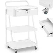 Pozostałe akcesoria kosmetyczne - physa Pomocnik kosmetyczny - 1 szuflada - 3 półki - maks. 80 kg - biały PHYSA CT-4 - miniaturka - grafika 1