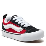 Buty dla chłopców - Tenisówki Vans Knu Skool VN000CYUBRR1 Black/Racing Red - miniaturka - grafika 1