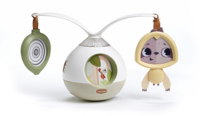 Tiny Love Karuzela interaktywna dla bobasa Czas dla Brzuszka i przenośna Zabawka 2w1 Boho Chic