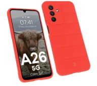 Etui i futerały do telefonów - Bizon Tur do Galaxy A26 5G Czerwony - miniaturka - grafika 1