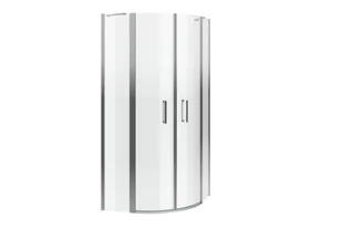 Excellent MAZO Kabina półokrągła dwudrzwiowa ze ścianką stałą 100x100 KAEX.3000.2S.1010.LPx2  KAEX.3001.2D.0400.LP - Kabiny prysznicowe - miniaturka - grafika 1